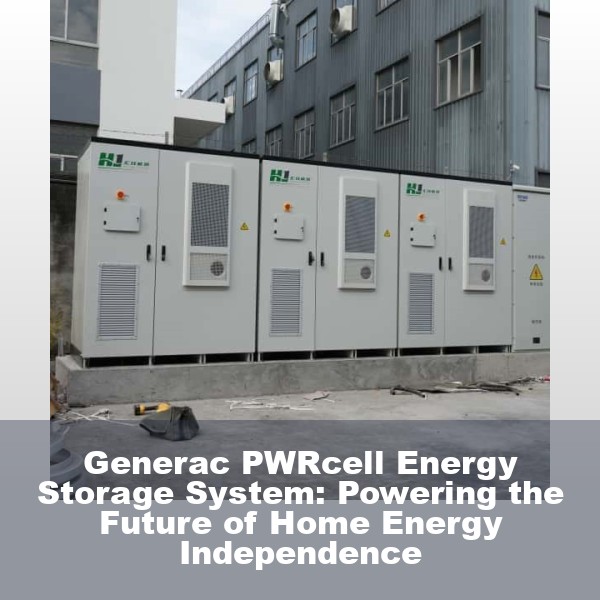 Generac PWRcell Energy Storage System: Powering the Future of Home Energy Independence